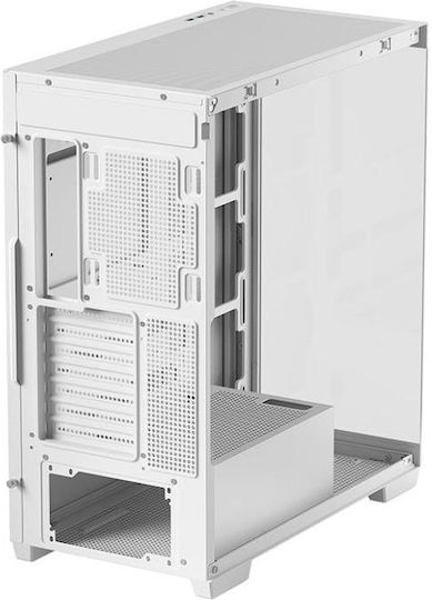 Deepcool CG580 Gaming Midi-Turm Computergehäuse mit Seitenfenster Weiß