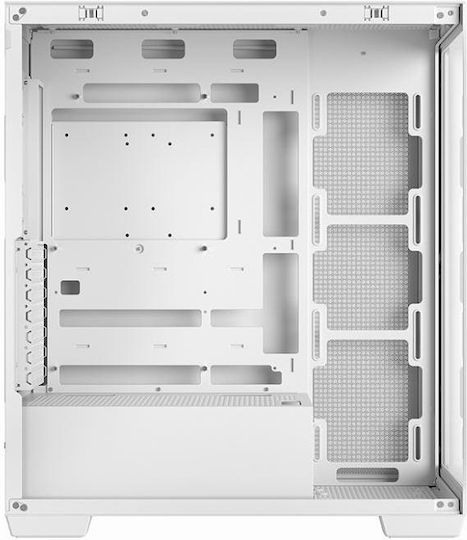 Deepcool CG580 Gaming Midi-Turm Computergehäuse mit Seitenfenster Weiß