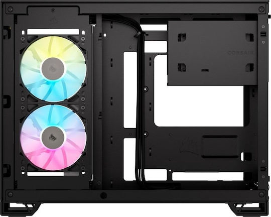 Corsair iCUE 2500X RGB Gaming Mini Tower Computer Case with Side Window Black