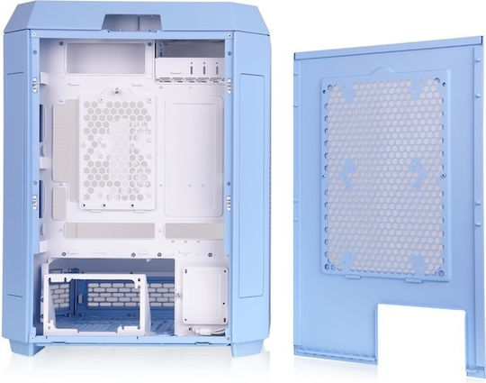 Thermaltake Thermaltake Tower 600 Gaming Midi-Turm Computergehäuse mit Seitenfenster Blau
