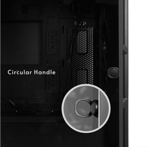 Chieftec Apex Lumo Gaming Midi-Turm Computergehäuse mit Seitenfenster und RGB-Beleuchtung Schwarz