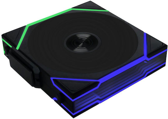 Lian Li UNI FAN TL Wireless Reverse Blade Case Fan 120mm (200rpm / 83.4cfm) with ARGB Lighting and 4-Pin PWM Connection 3pcs