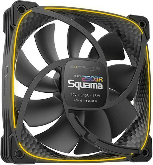 Geometric Future Squama Reverse Blade Case Fans 120mm (2000rpm / 57.67cfm) Without LEDs Connection 4-Pin PWM