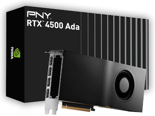 PNY RTX 4500 Ada 24GB GDDR6 Κάρτα Γραφικών
