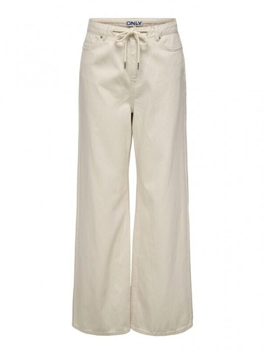 Women's Jean Trousers Ecru