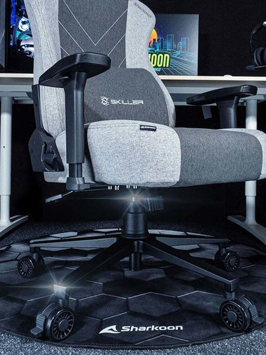 Sharkoon SKILLER SGS30 Fabric Artificial Leather Gaming Chair with Adjustable Arms Black/Grey
