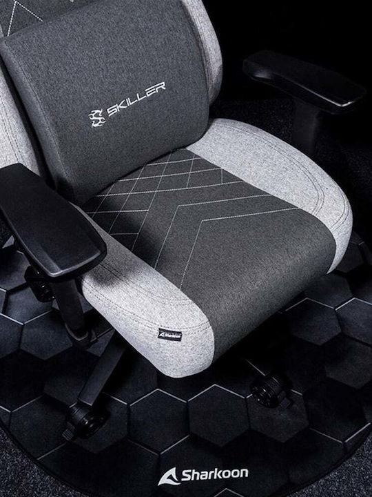 Sharkoon SKILLER SGS30 Fabric Artificial Leather Gaming Chair with Adjustable Arms Black/Grey
