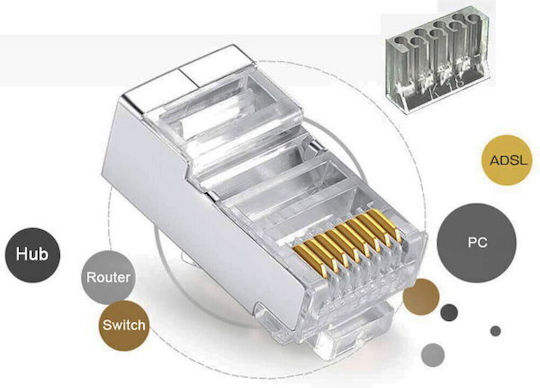 RJ-45 male Connector 10pcs