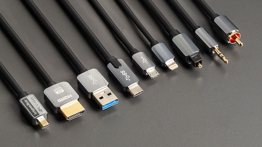 Kruger & Matz Optical Audio Cable TOS male - TOS male Μπλε 3m (KM0322)