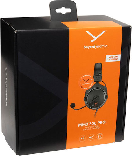 BeyerDynamic MMX-300 Pro Over Ear Gaming Headset με σύνδεση 2x3.5mm