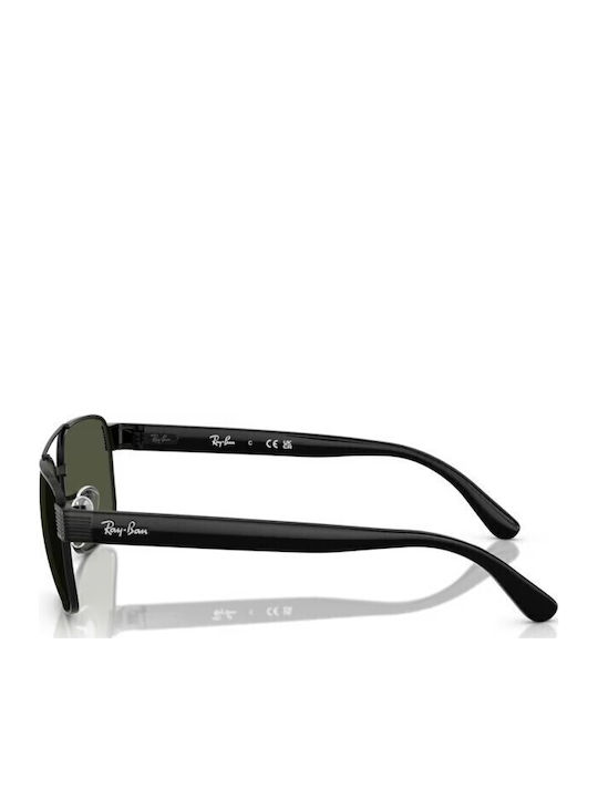 Ray Ban Ανδρικά Γυαλιά Ηλίου με Μαύρο Μεταλλικό Σκελετό και Πράσινο Φακό RB3751 002/31