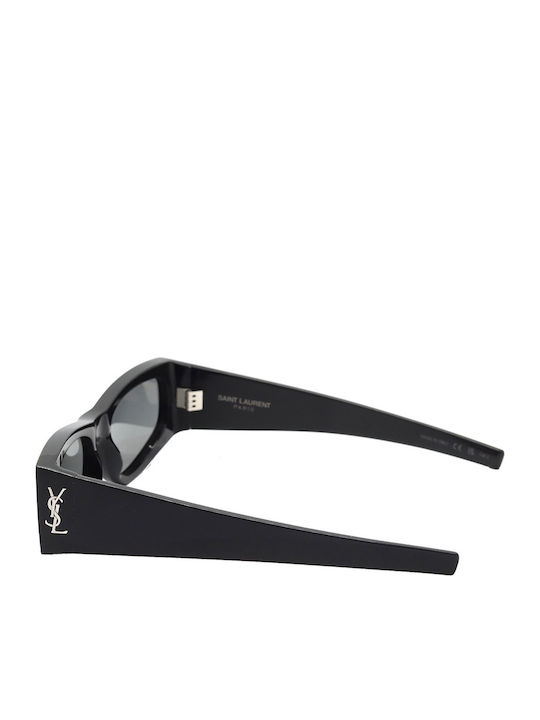 Ysl Unisex Ochelari de soare cu Negru Cadru și Negru Lentilă
