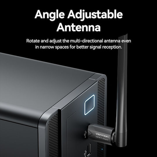 Vention KDTB0 Αντάπτορας Δικτύου USB με Ασύρματη Σύνδεση Wi-Fi
