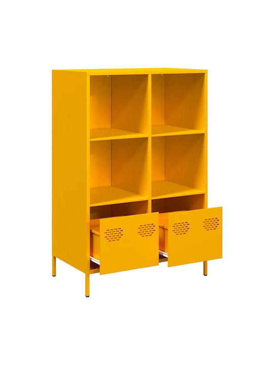 Βιβλιοθήκη Mustard 68x39x103.5εκ.