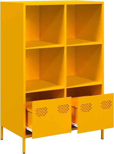 Bibliothek Senf 68x39x103,5cm