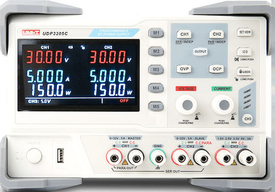 Uni-T Laboratory Power Supply with 3 Channels and Maximum Power 315W UDP3305C