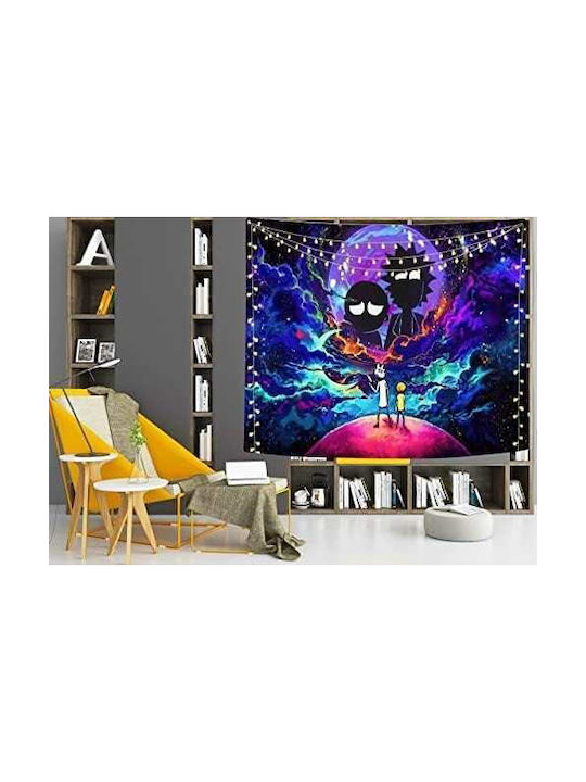 Stoff Wandteppich Rick Morty 200 x 150 cm