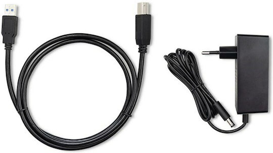Qoltec Docking Station for 2 Hard Drives SATA 2.5" / 3.5" with Connection USB 3.0 (50309)