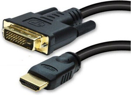 S-Conn Cablu DVI-D - HDMI de sex masculin 1m Negru (GM-501297)