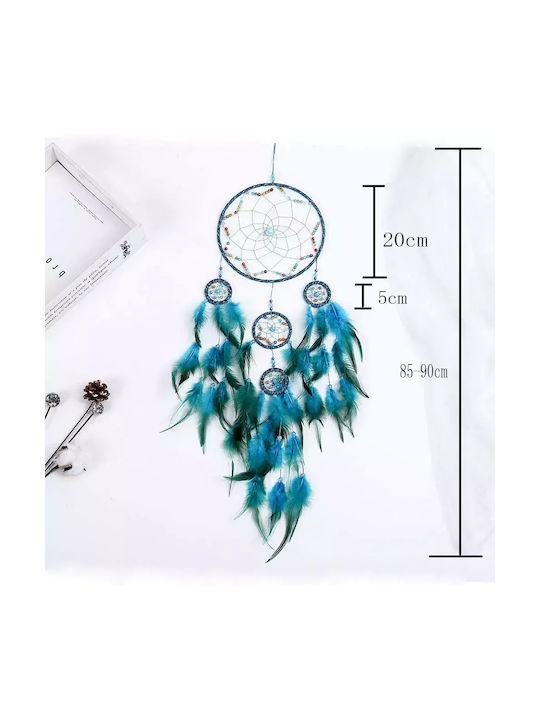 Διακοσμητική Ονειροπαγίδα Dream Catcher Χειροποίητη από Ύφασμα