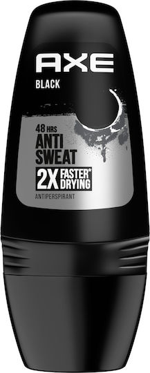 Axe Black Anti Sweat Antiperspirant Anti-Transpirant Deodorant 48h in Roll-On 50ml