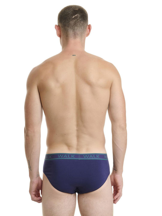 Men's Slips Purple - Emerald green 2Pack