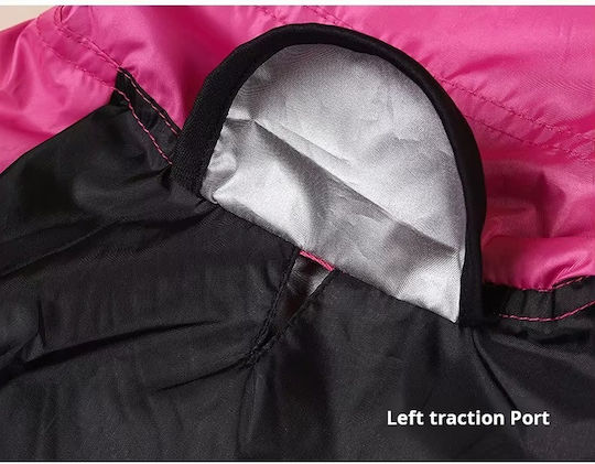 Pink Waterproof Dog Coat with Hood XSmall