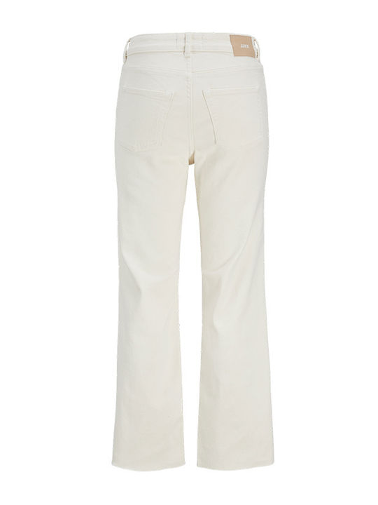 Women's Jean Trousers in Slim Fit Ecru