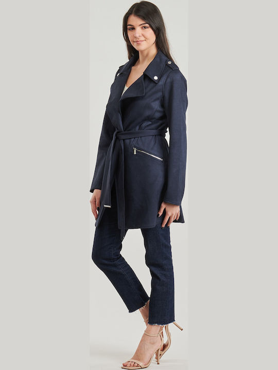 Women's Navy Blue Coat