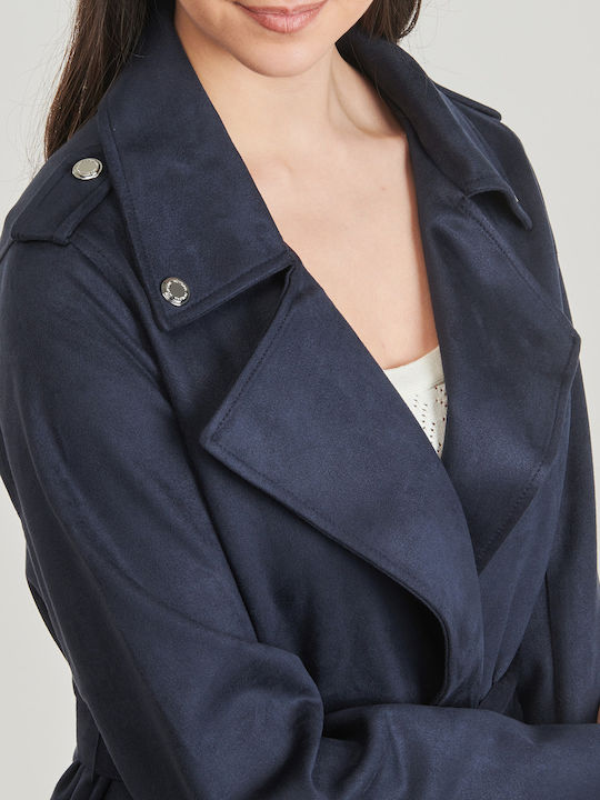 Women's Navy Blue Coat