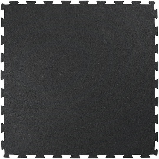 Boden Bodenbelag für Turnhallengeräte Fitnessstudio Schwarz 100x100x1.5cm 1Stück