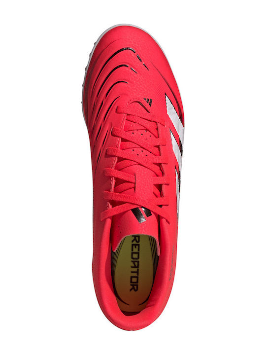adidas Predator Club Football Shoes with Molded Cleats Red
