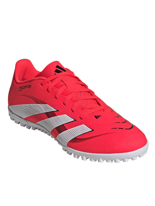 adidas Predator Club Football Shoes with Molded Cleats Red