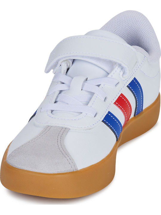 VL Court 3.0 El C Adidași Copii Cu Închidere Hoop & Loop Albi