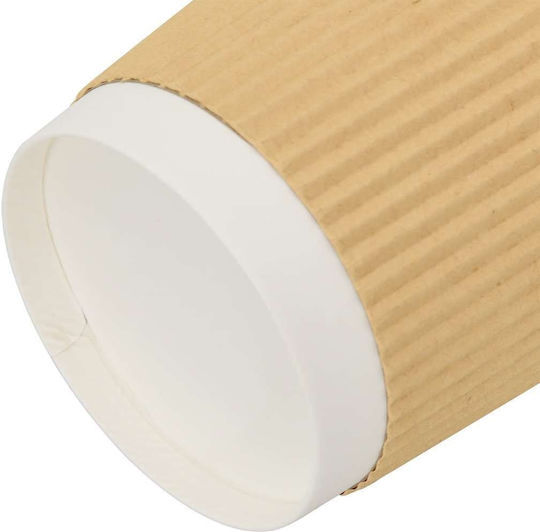 vidaXL Ποτήρι μιας Χρήσης Χάρτινo Καφέ 480ml 500τμχ