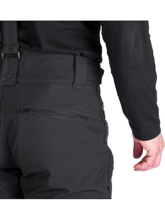 Northfinder NOF-NO-3974SNW-269_1 Ανδρικό Παντελόνι Σκι & Snowboard Soft Shell Μαύρο