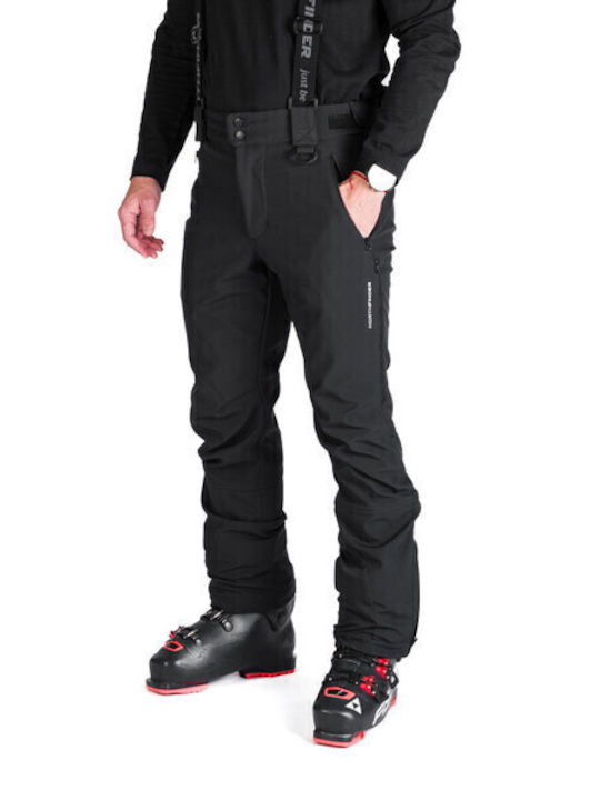 Northfinder NOF-NO-3974SNW-269_1 Ανδρικό Παντελόνι Σκι & Snowboard Soft Shell Μαύρο
