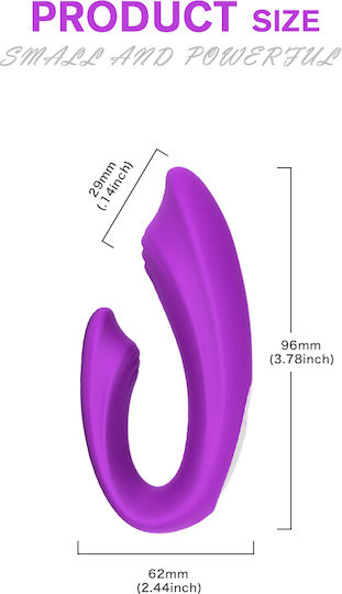 La Lolita Amsterdam Wejoyrtc Mini Vibrator für Paare mit Fernbedienung 9.6cm Fuchsia