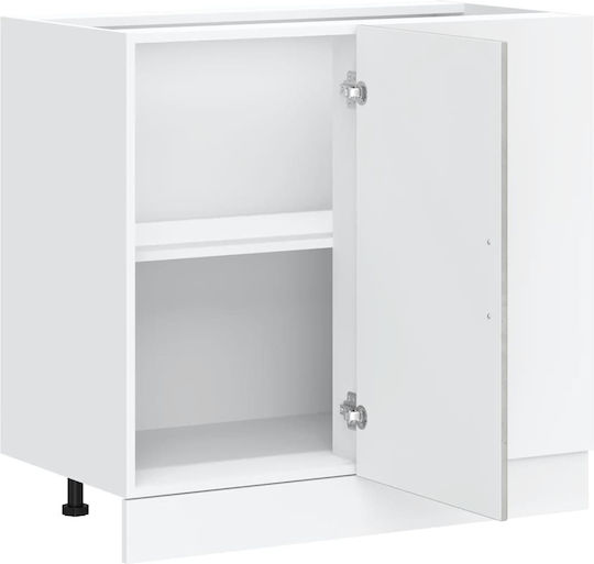 Eckschrank Boden Grey 86x46x81.5Stück