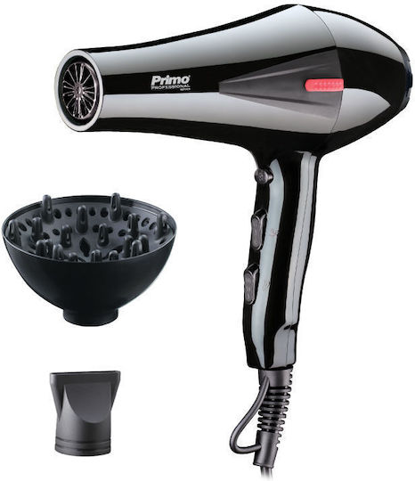 Primo PRHD-40235 8828 Ionic Professional Hair Dryer with Diffuser 2200W 400235