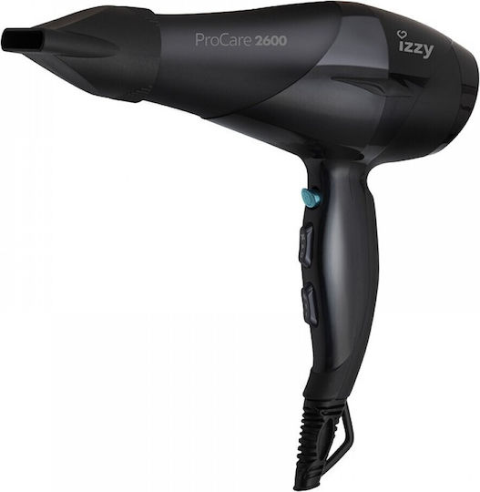 Izzy Procare 223025 Professional Hair Dryer with Diffuser 2600W