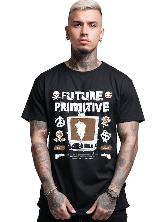 Pop Culture Future Primitive T-shirt Βαμβακερό Pop Culture Future Primitive T-shirt Βαμβακερό