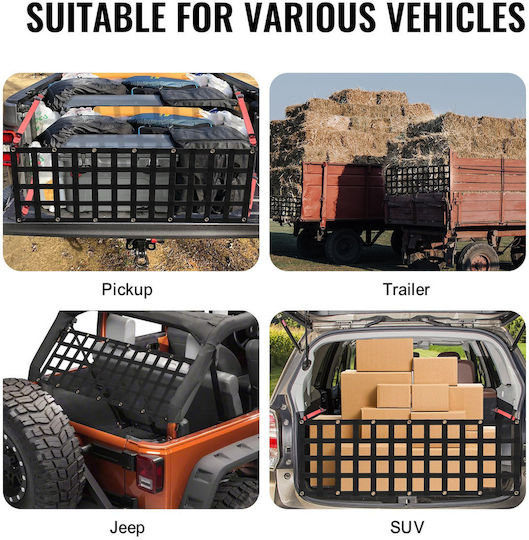 Vevor Pickup Truck Tailgate Net 54" X 18" Adjustable Trucks
