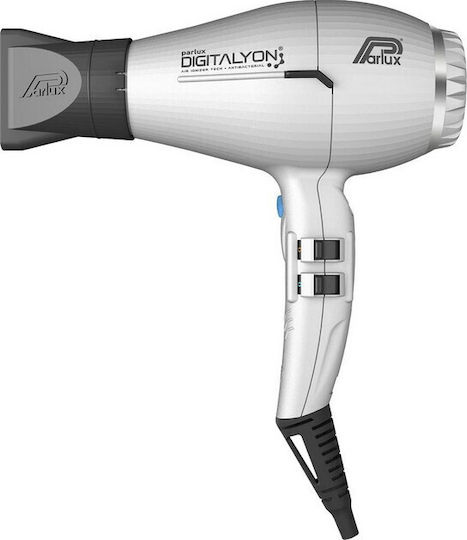 Parlux Digitalyon Magic Sense Ionic Professional Hair Dryer with Diffuser 2400W Silver