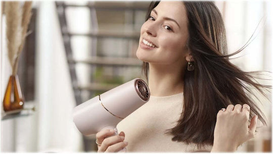 Philips Series 5000 Pink Ionic Hair Dryer with Diffuser 2300W