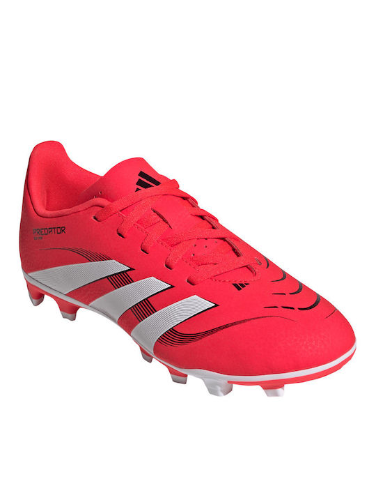 Predator Club Kids Molded Soccer Shoes Red