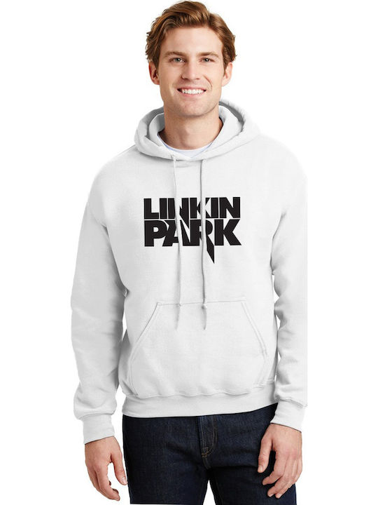 Hoodie Linkin Park Logo Name Art1 Rock Avenue White Hoodie Linkin Park Logo Name Art1 Rock Avenue White