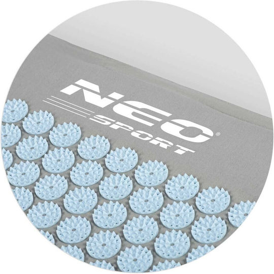 NEO Sport Acupressure with pillow 127x48cm Grey-blue Mat Massage Acupressure for the Neck & the Body Green