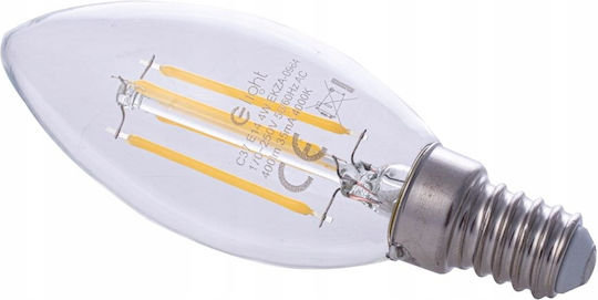 Filament Candle LED Bulb 4W E14 Milagro