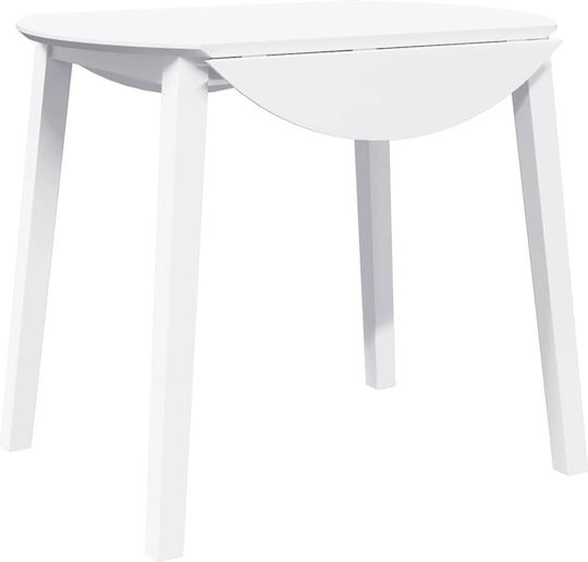 Dining Room White 90x55x74cm